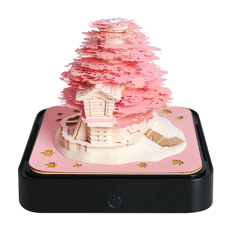 Omoshiroi Block 3D Notepad Sakura Treehouse